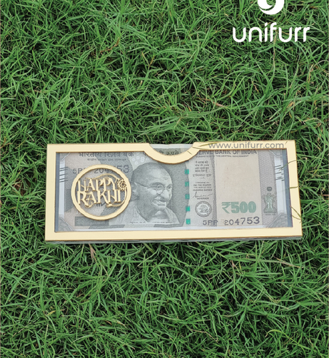 Rakhi Acrylic Cash Envelope