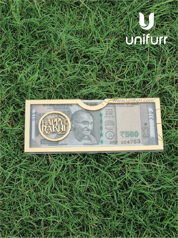 Rakhi Acrylic Cash Envelope