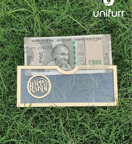 Rakhi Acrylic Cash Envelope