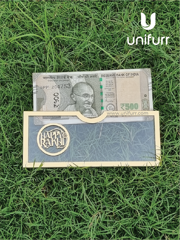 Rakhi Acrylic Cash Envelope
