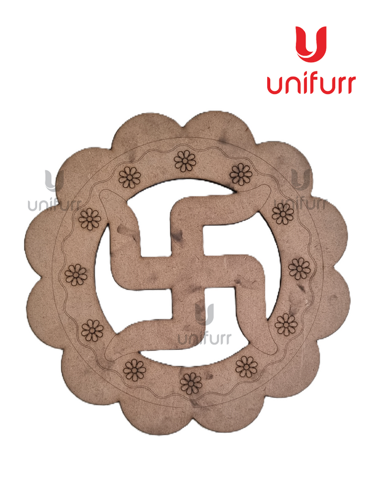 Swastik Pre-marked MDF Cutout