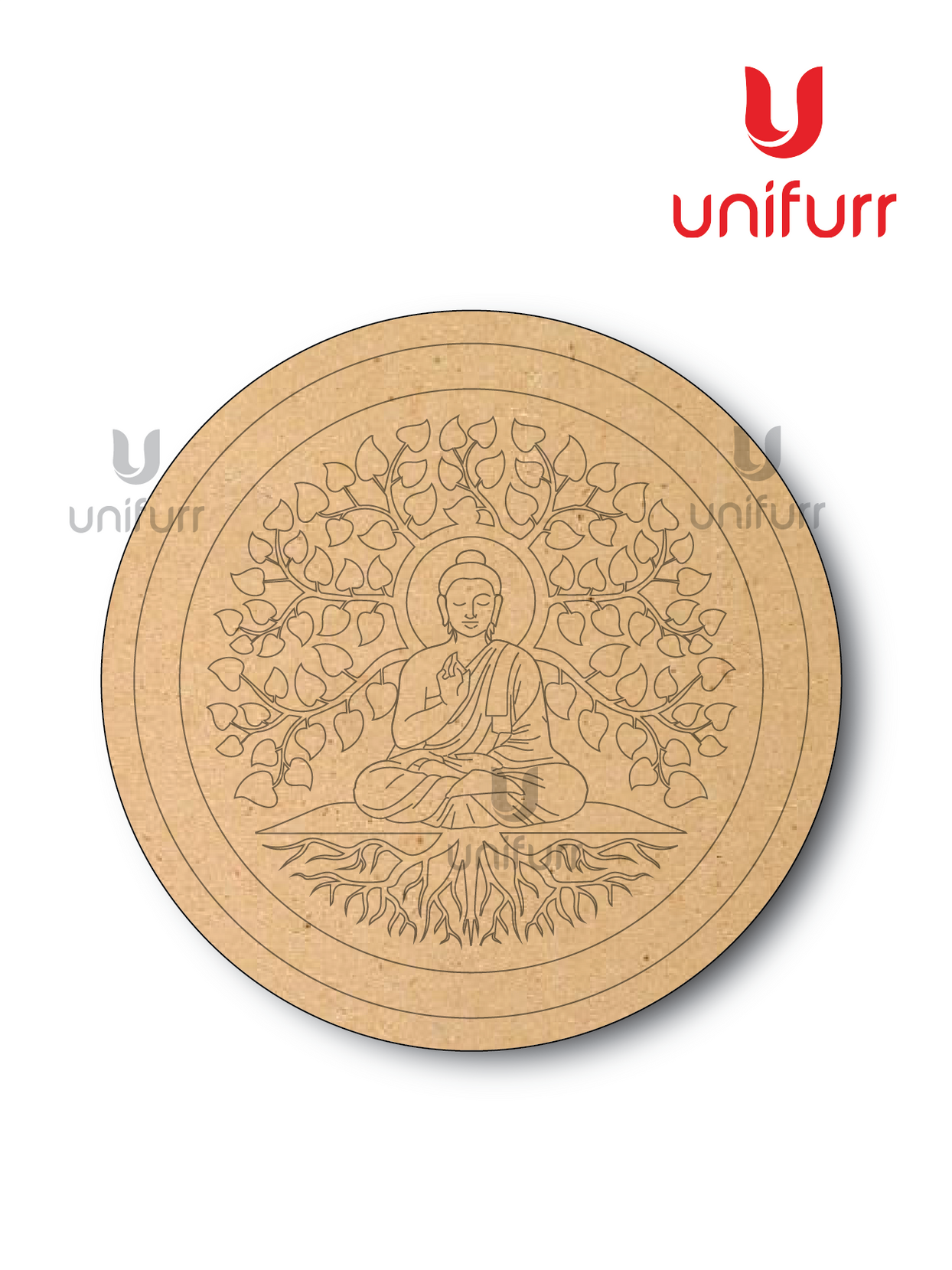 Buddha - Pre-marked MDF