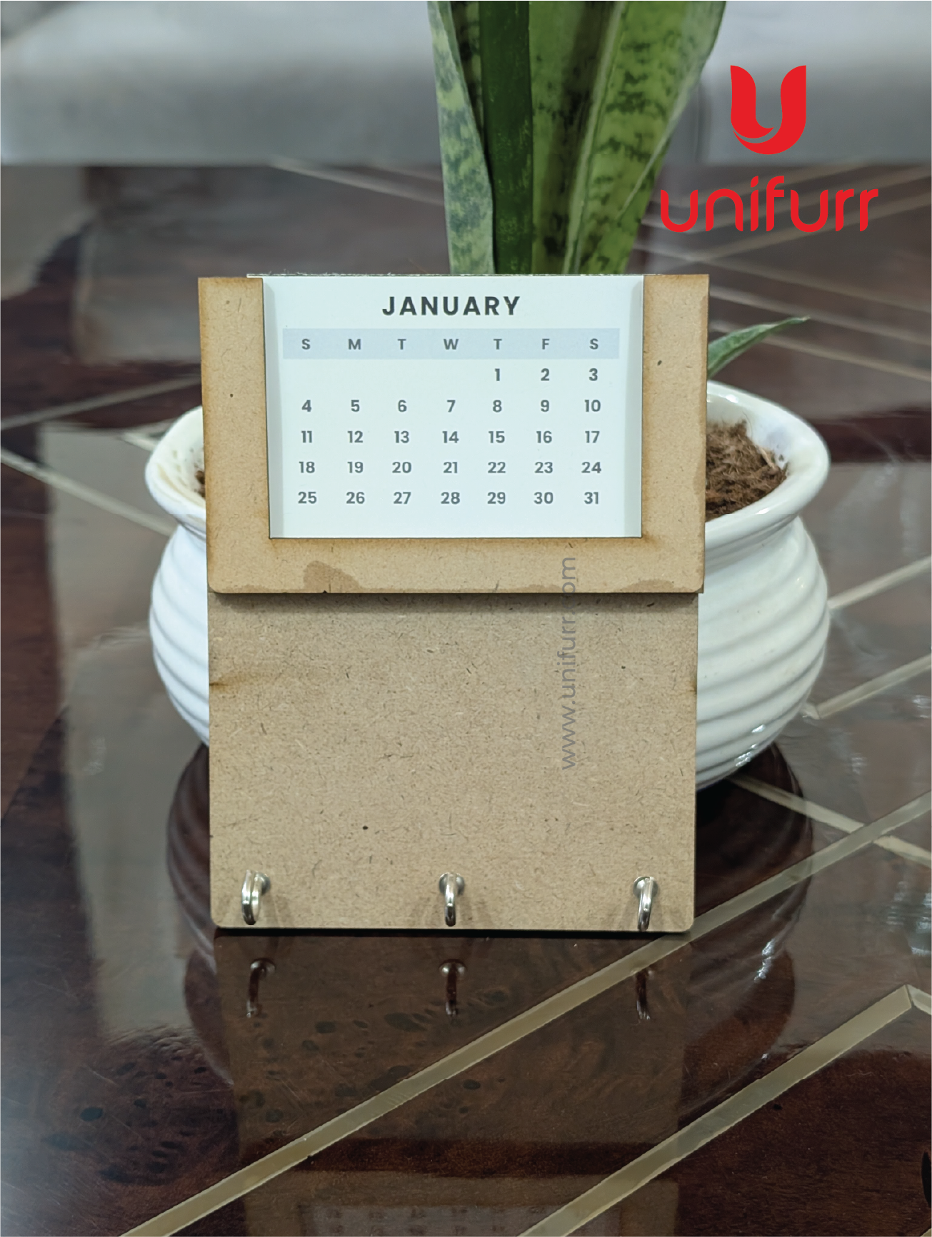 Calender Blank  MDF Keyholder