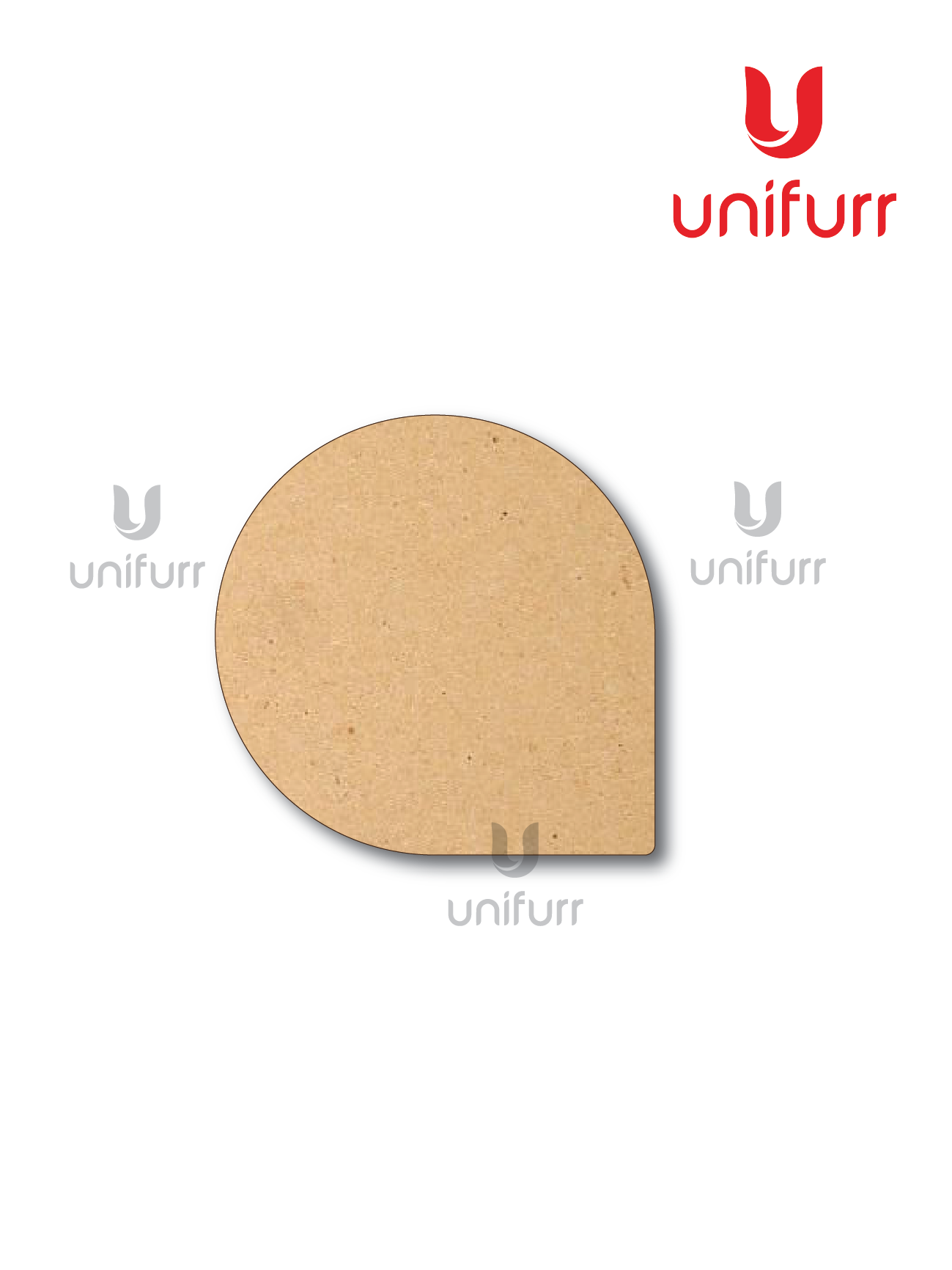 Drop Blank MDF Coaster