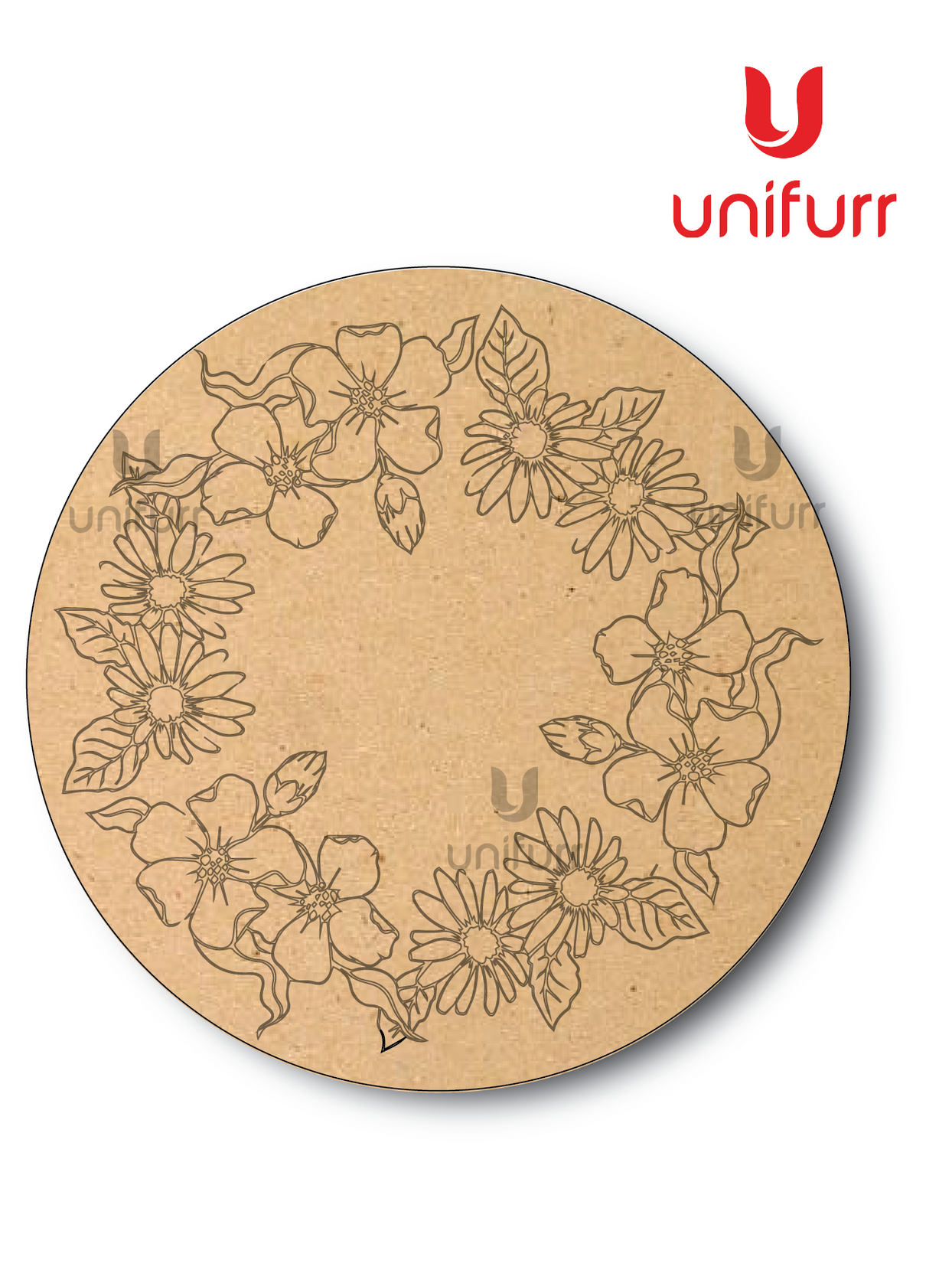 Floral - Pre-marked MDF