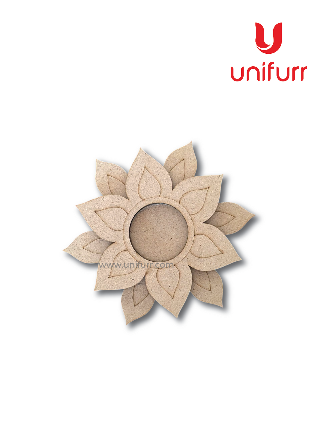 Mandala Flower 13- Mdf Tea Light Candle Holder