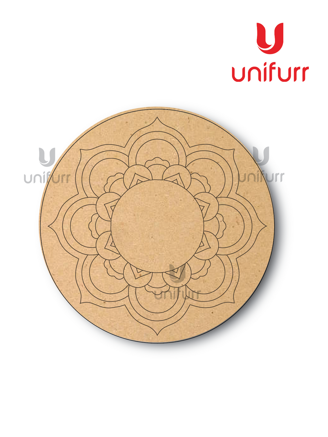 Flower 4 - Lipan Pre-marked MDF