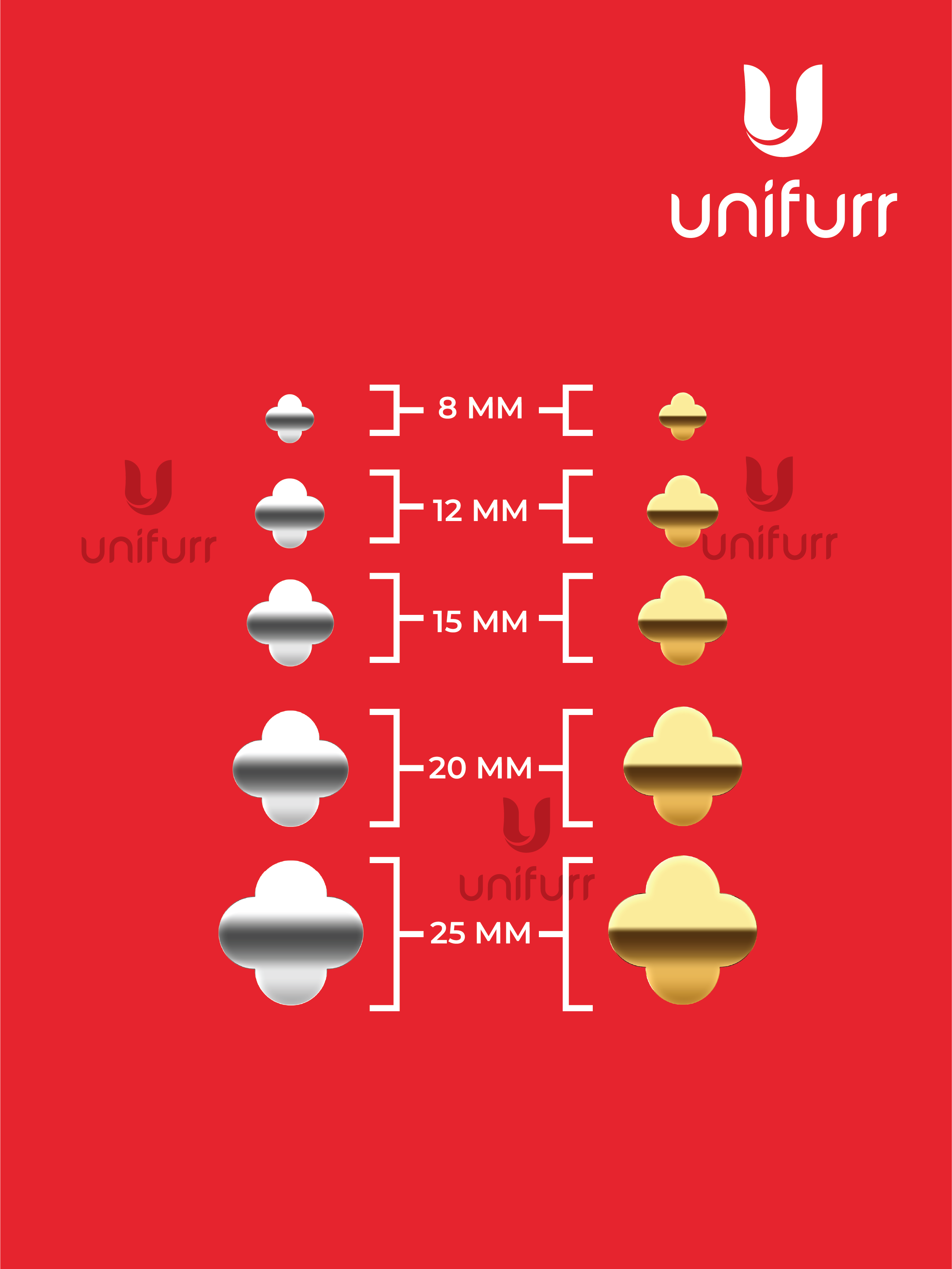 Flower  -Acrylic Mirror - 100 Pcs (Copy)