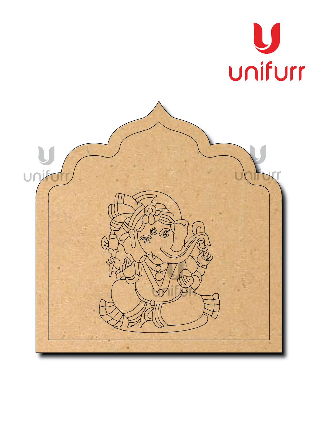 Ganesha 4 Lipan Pre-marked MDF