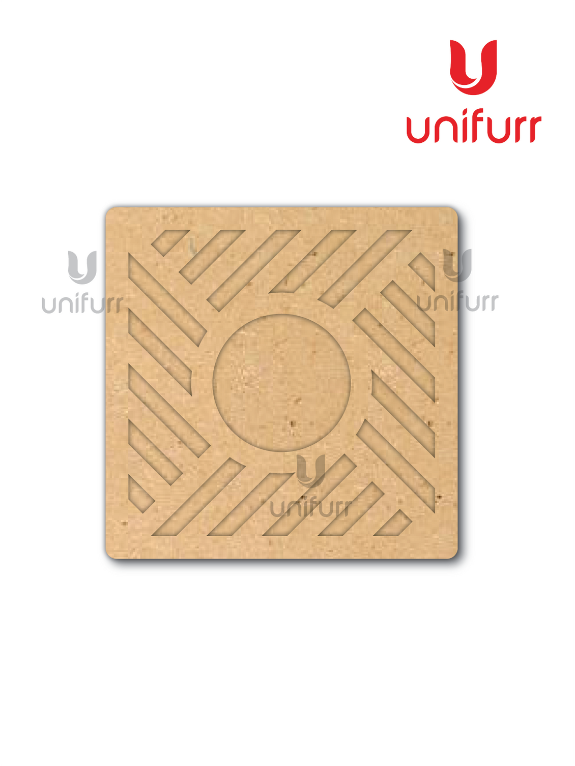 Geometric - Mdf Tea Light Candle Holder
