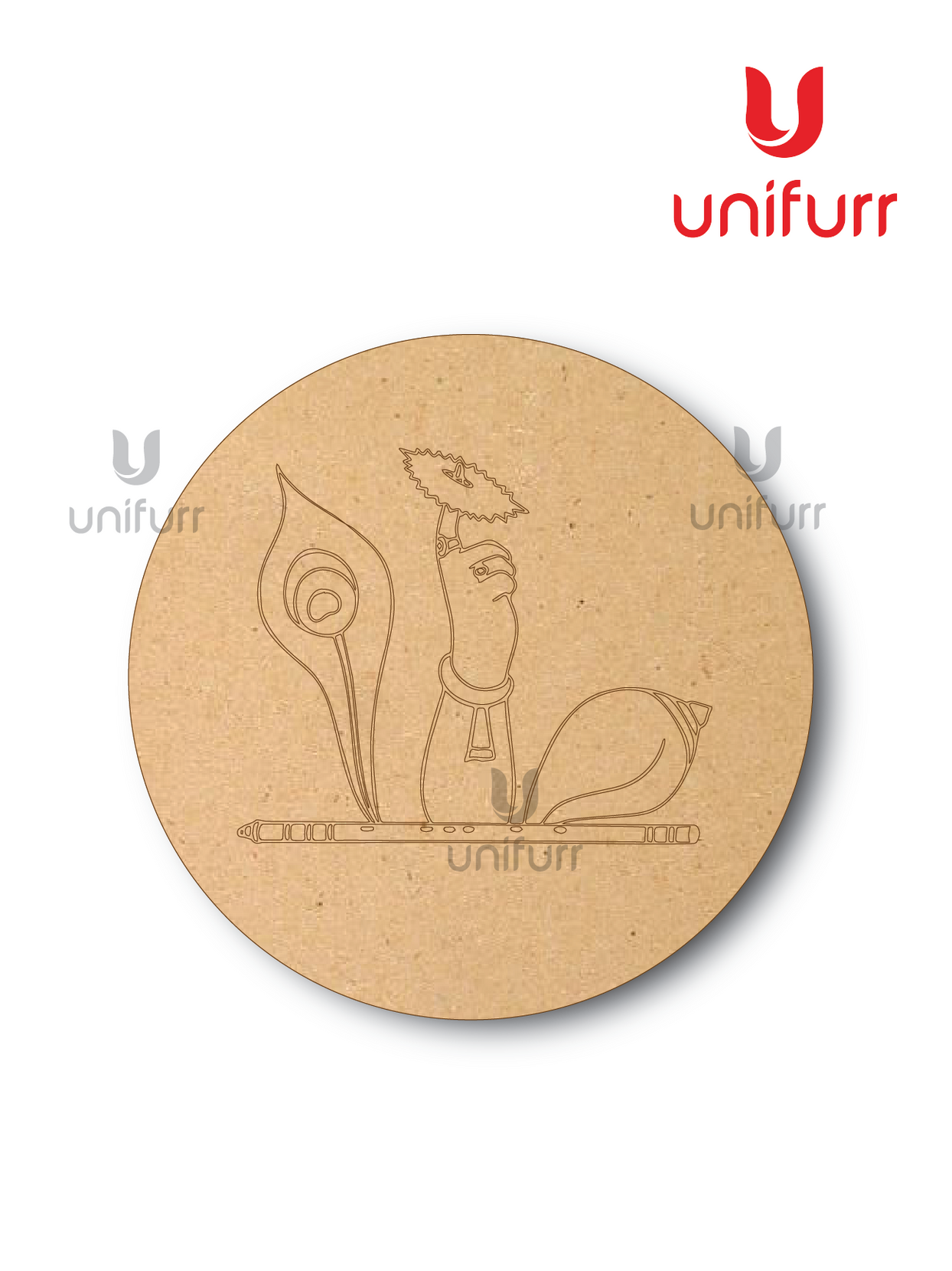 Krishna Hands 3  -Lipan Pre-marked MDF