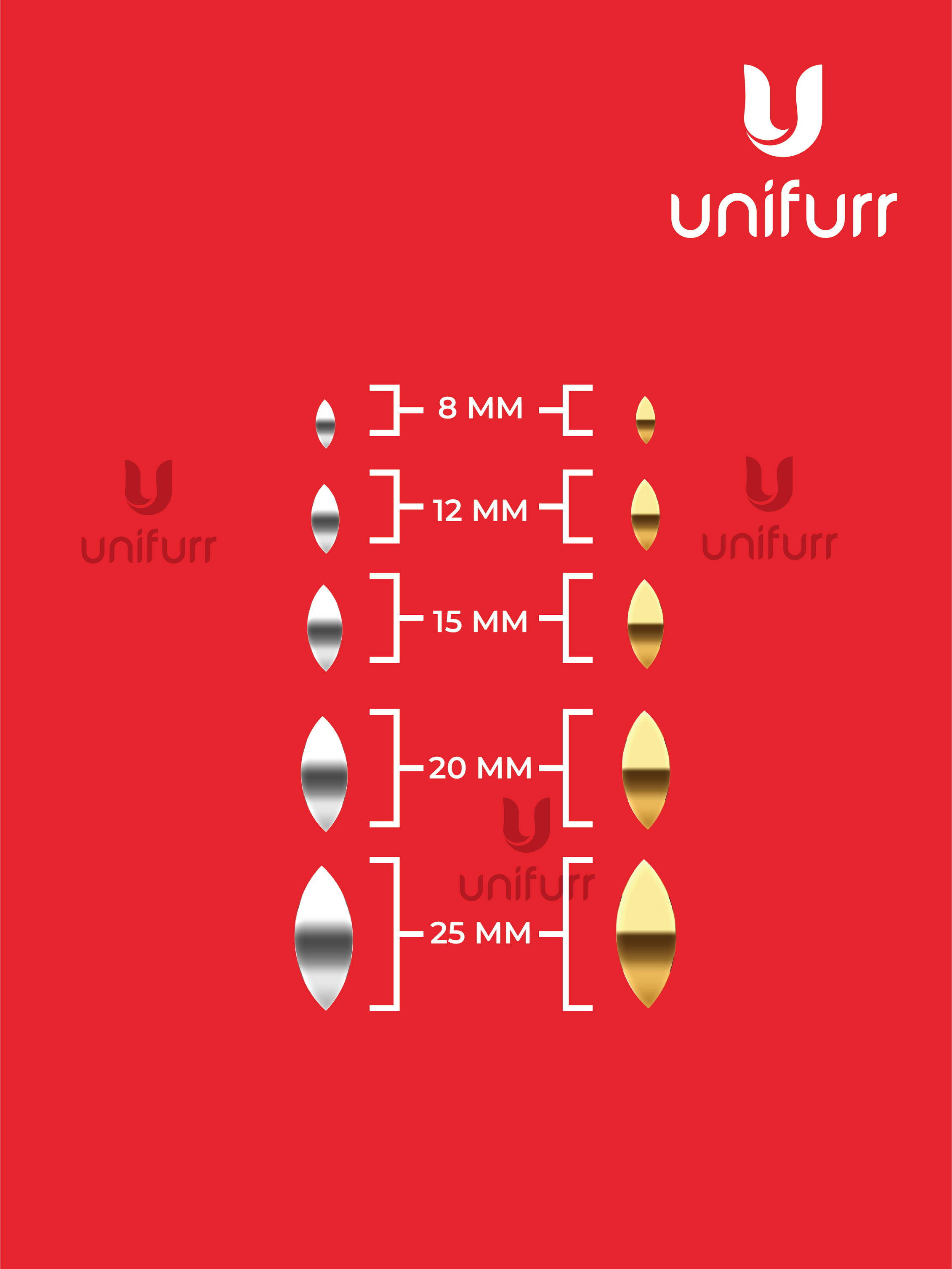 Leaf -Acrylic Mirror - 100 Pcs