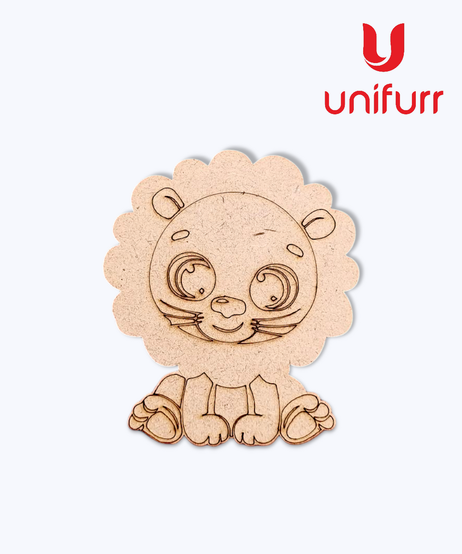 Lion - Pre-marked MDF Cutout