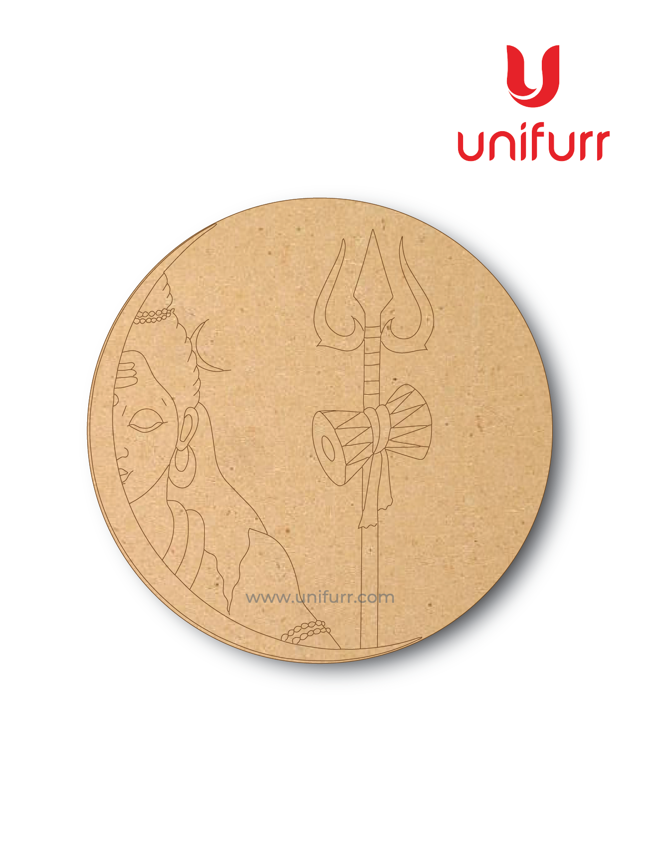 Lord Shiva -Lipan Pre-marked MDF