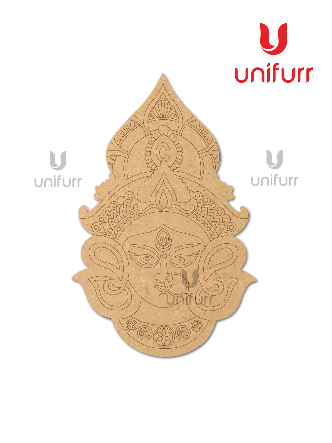 Maa Durga  MDF Premarked Cutout