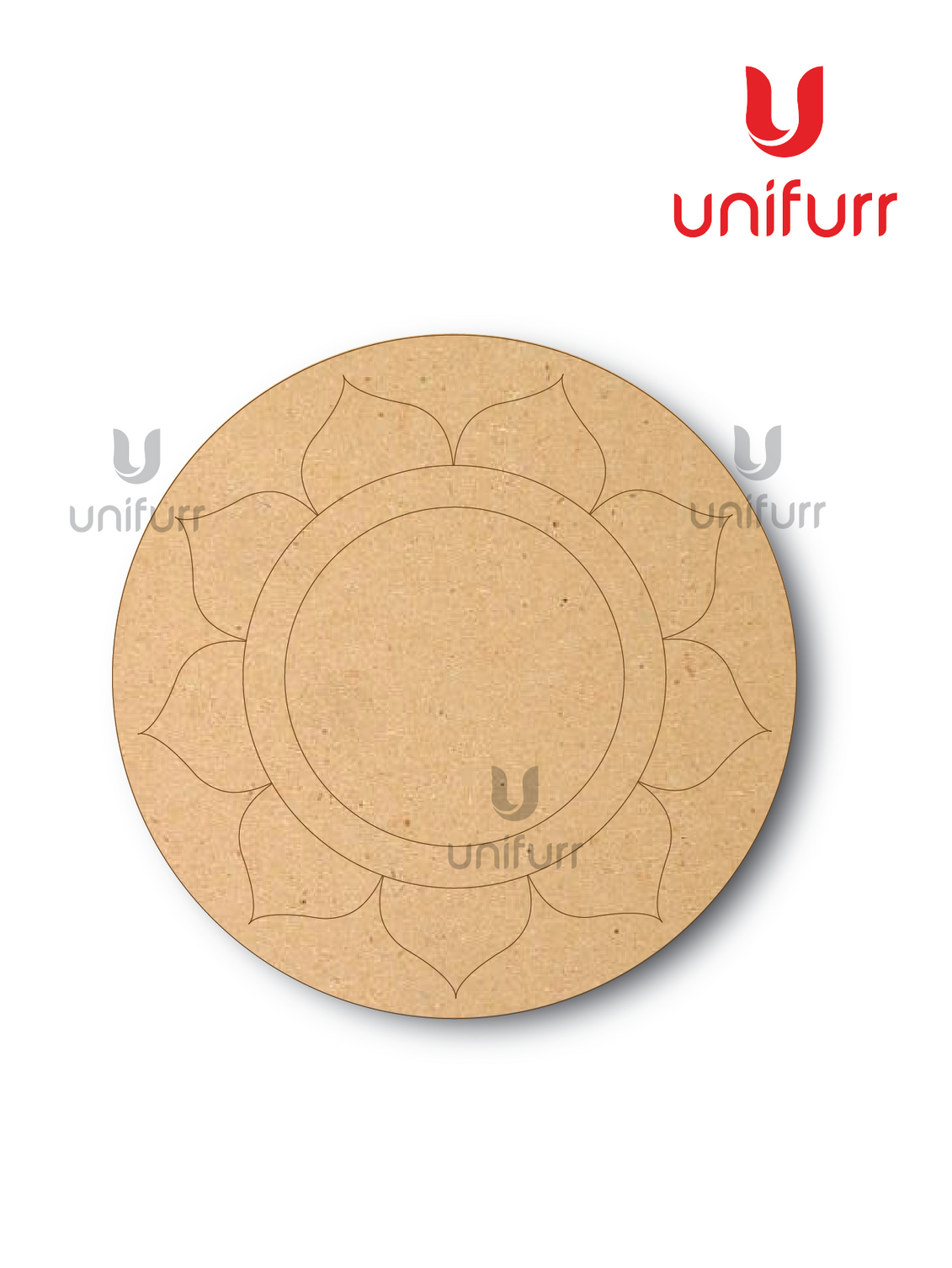Mandala Flower 10  -Lipan Pre-marked MDF