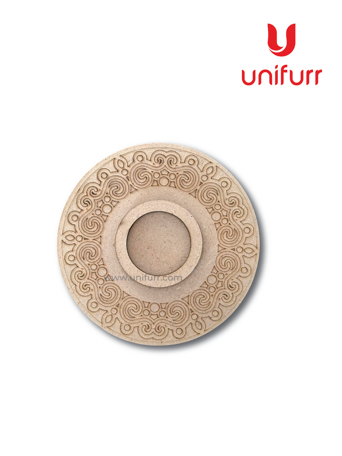 Mandala Flower 12- Mdf Tea Light Candle Holder