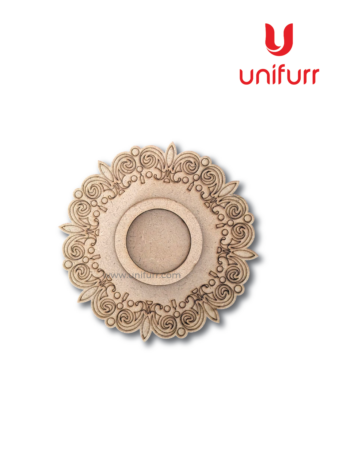 Mandala Flower 9- Mdf Tea Light Candle Holder