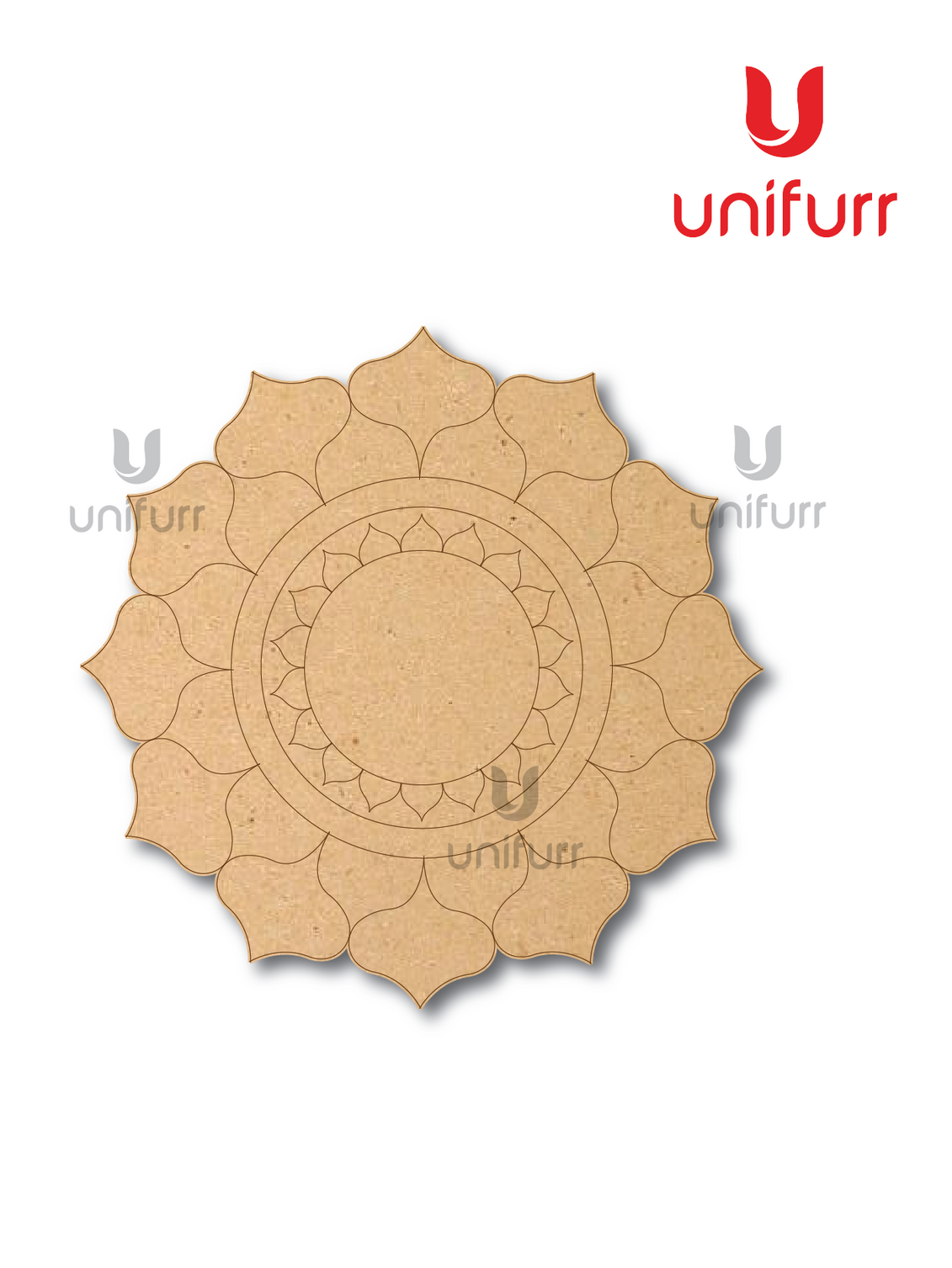 Mandala Flower 9  -Lipan Pre-marked MDF