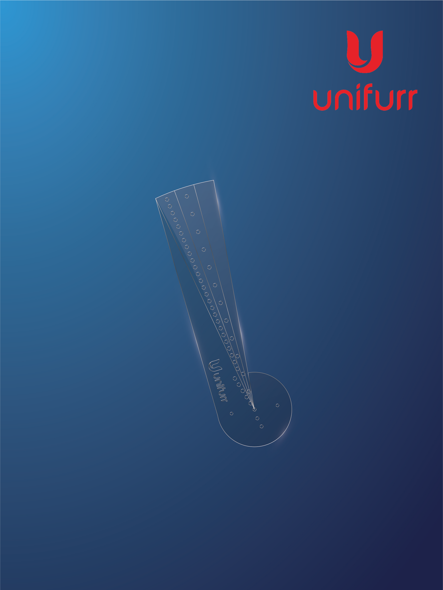 Dot Mandala Stencil - with Inches & Cms