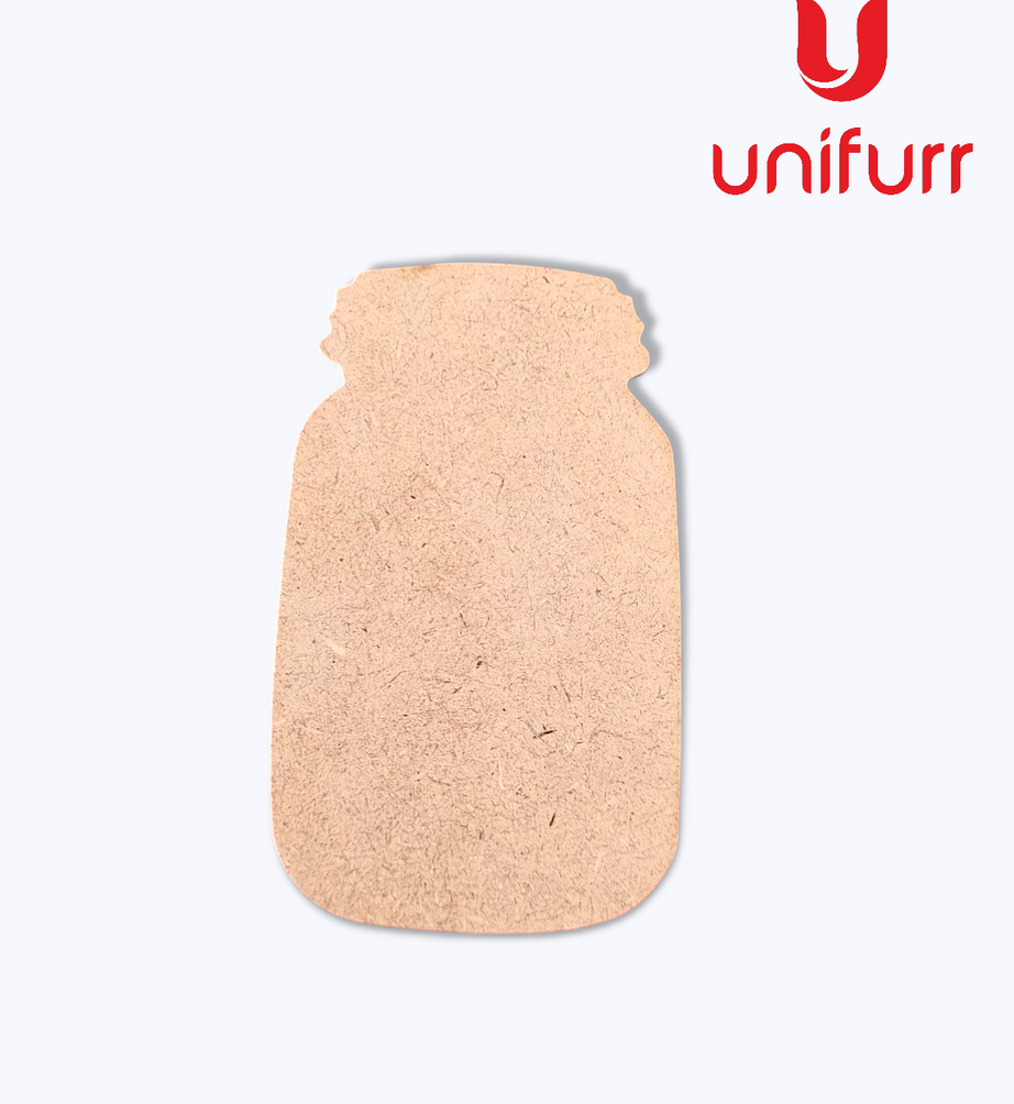 Mason Jar  MDF Cutout