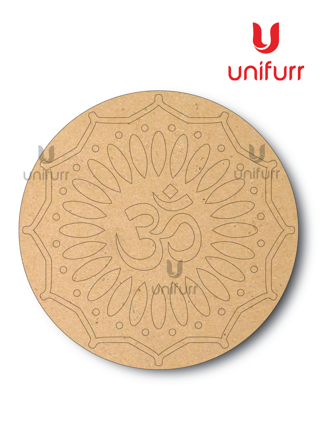 OM Mandala- Pre-marked MDF