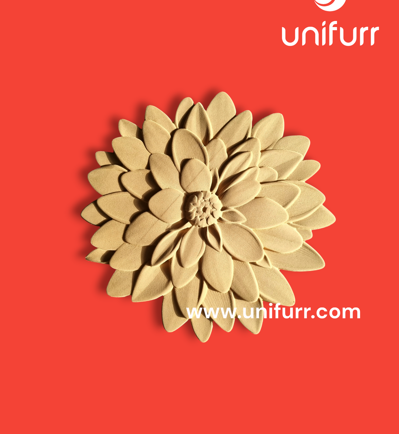 3d Flower Wall Art MDF Cutout
