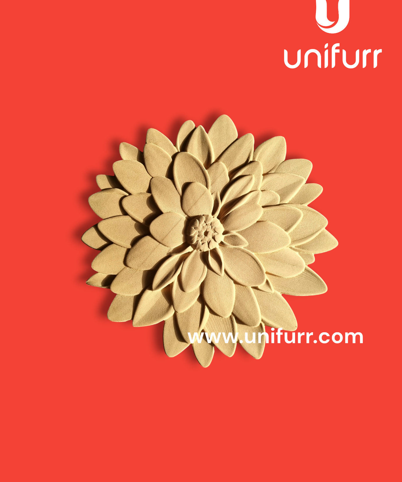 3d Flower Wall Art MDF Cutout