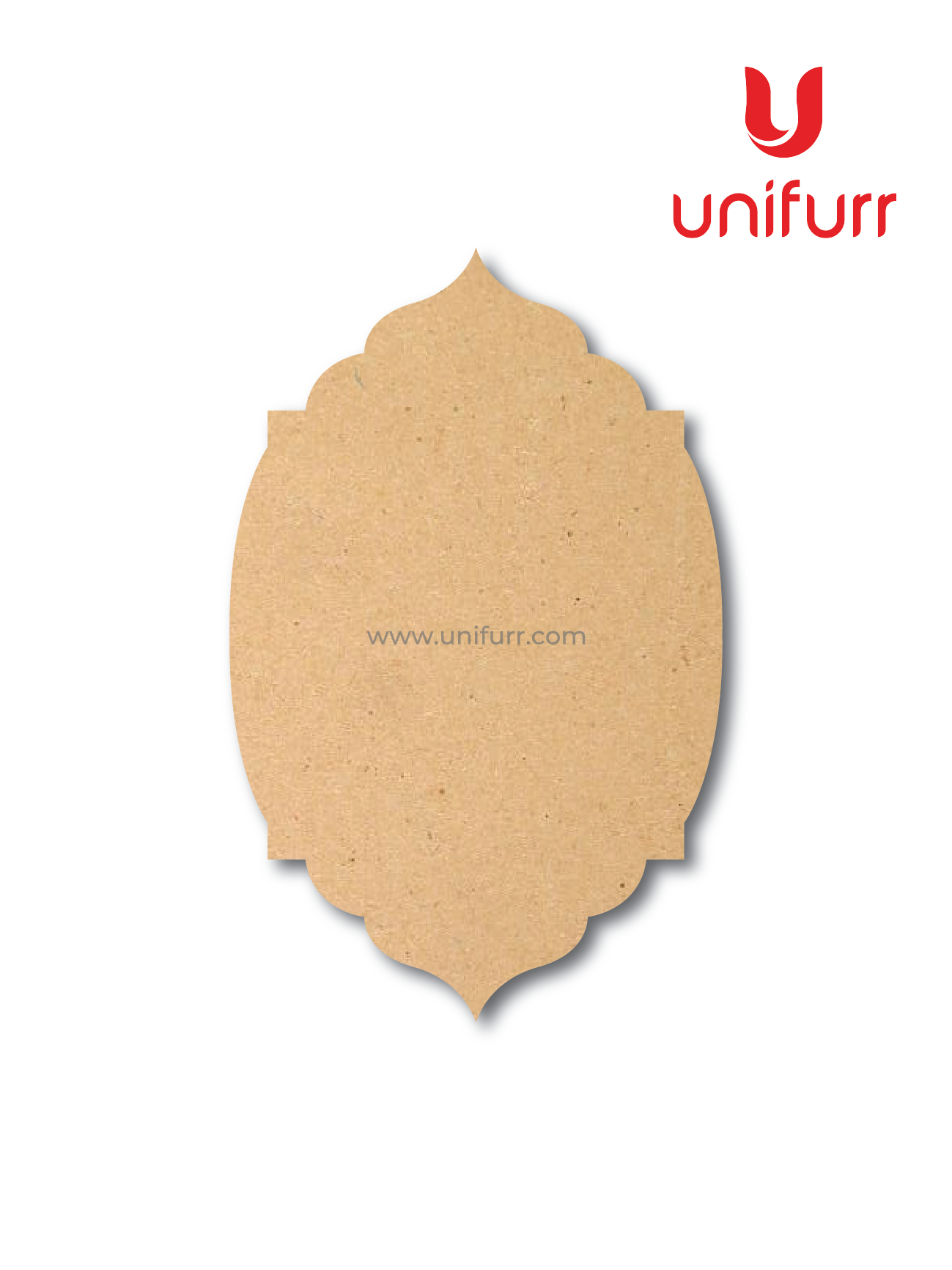 Plank D1 - Plain MDF Cutout 4mm