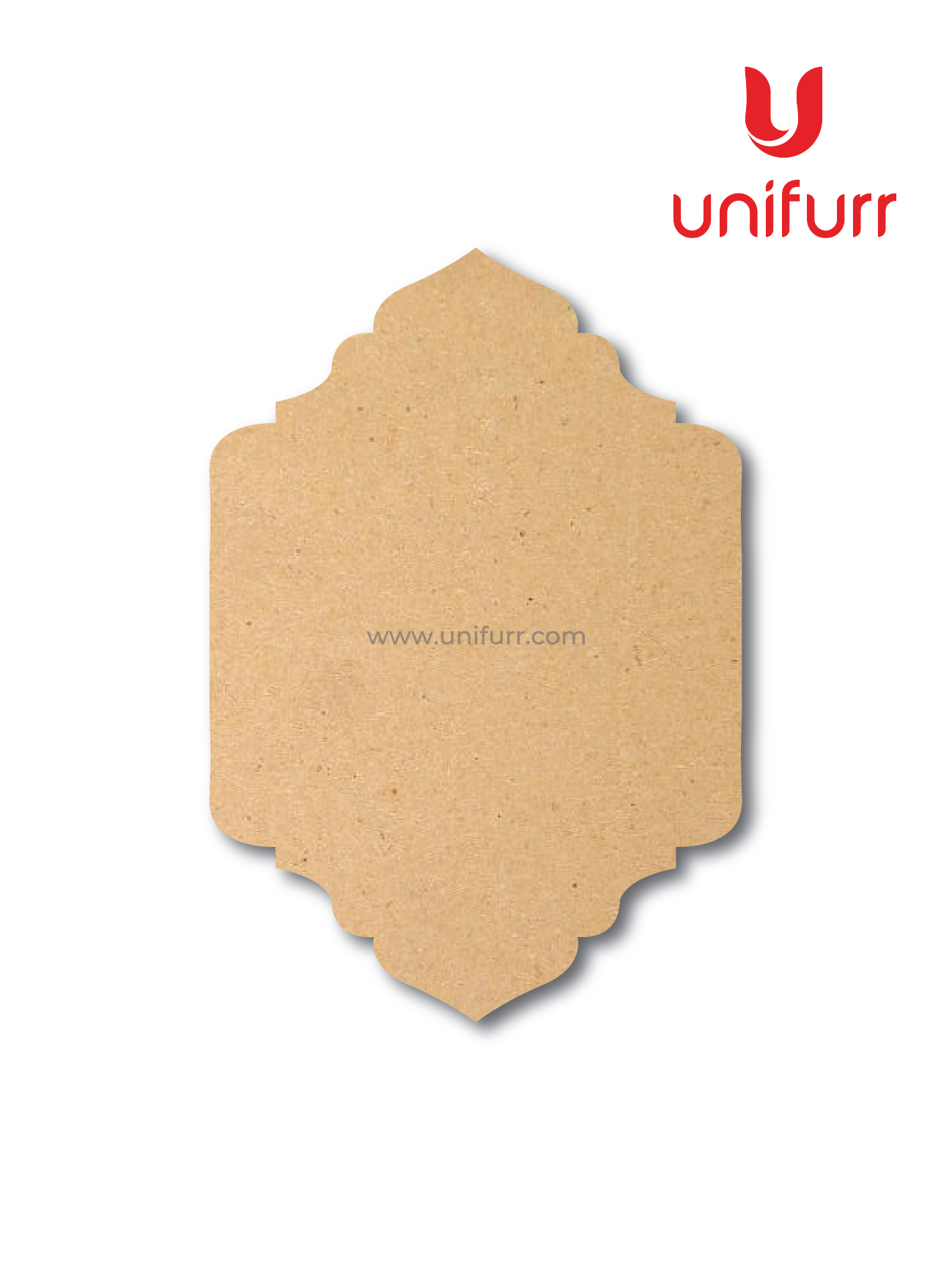 Plank D5 - Plain MDF Cutout 4mm