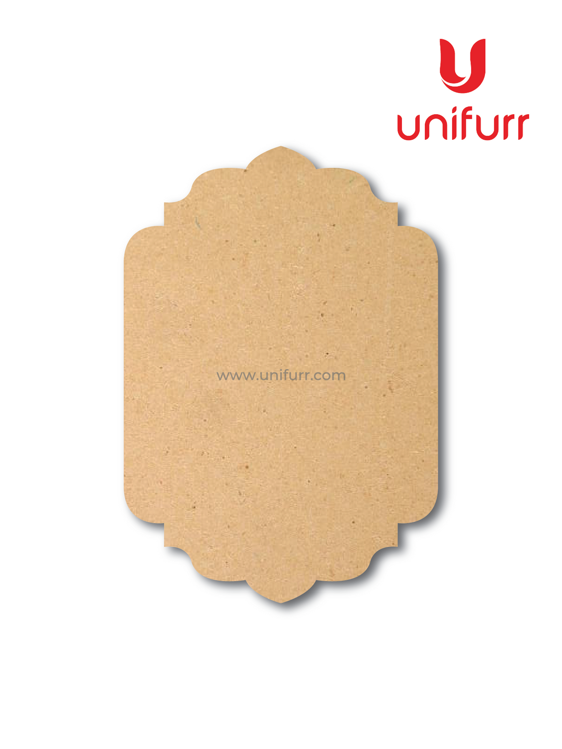 Plank D2 - Plain MDF Cutout 4mm