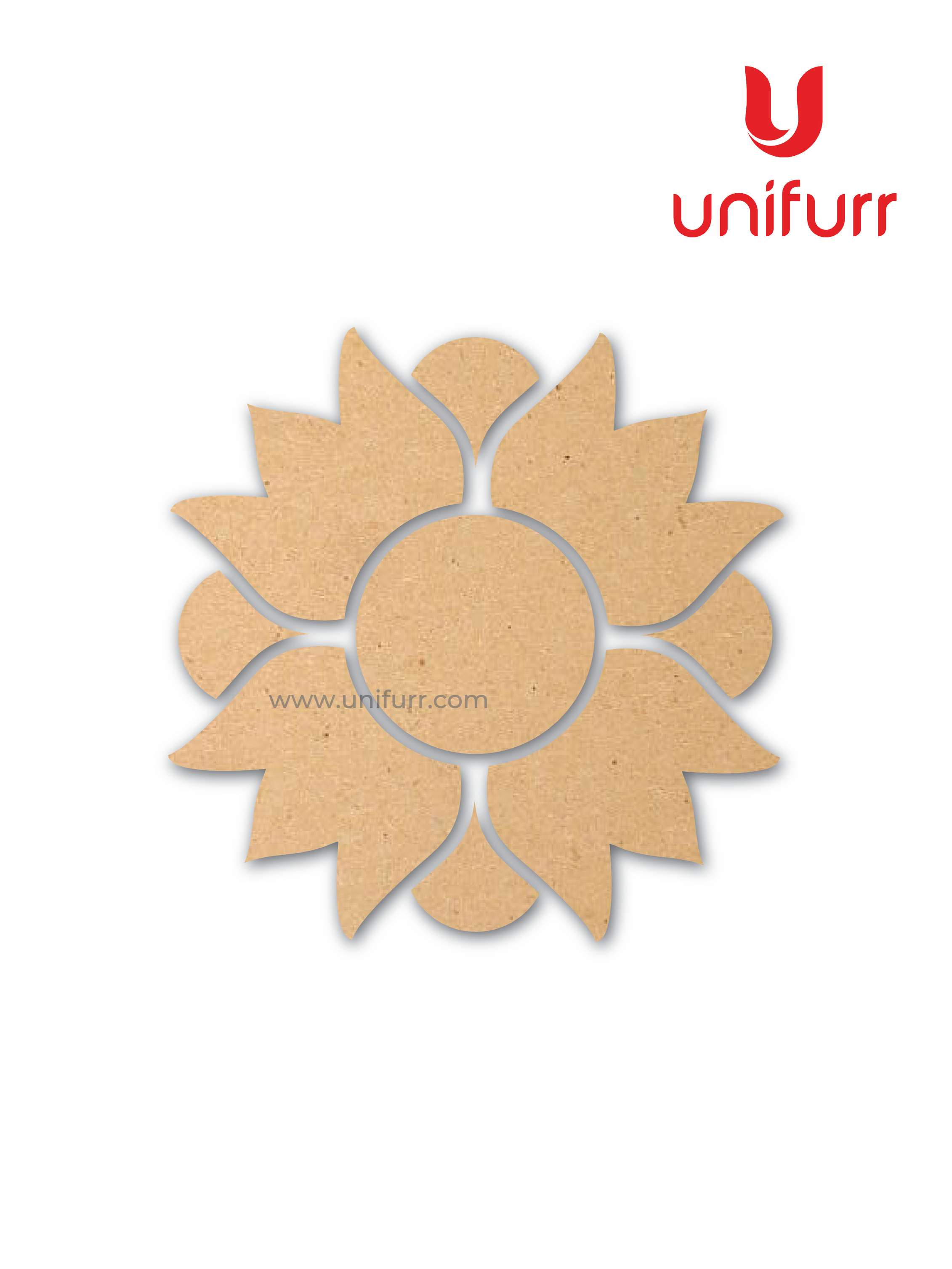 Rangoli Design -1 MDF Cutout