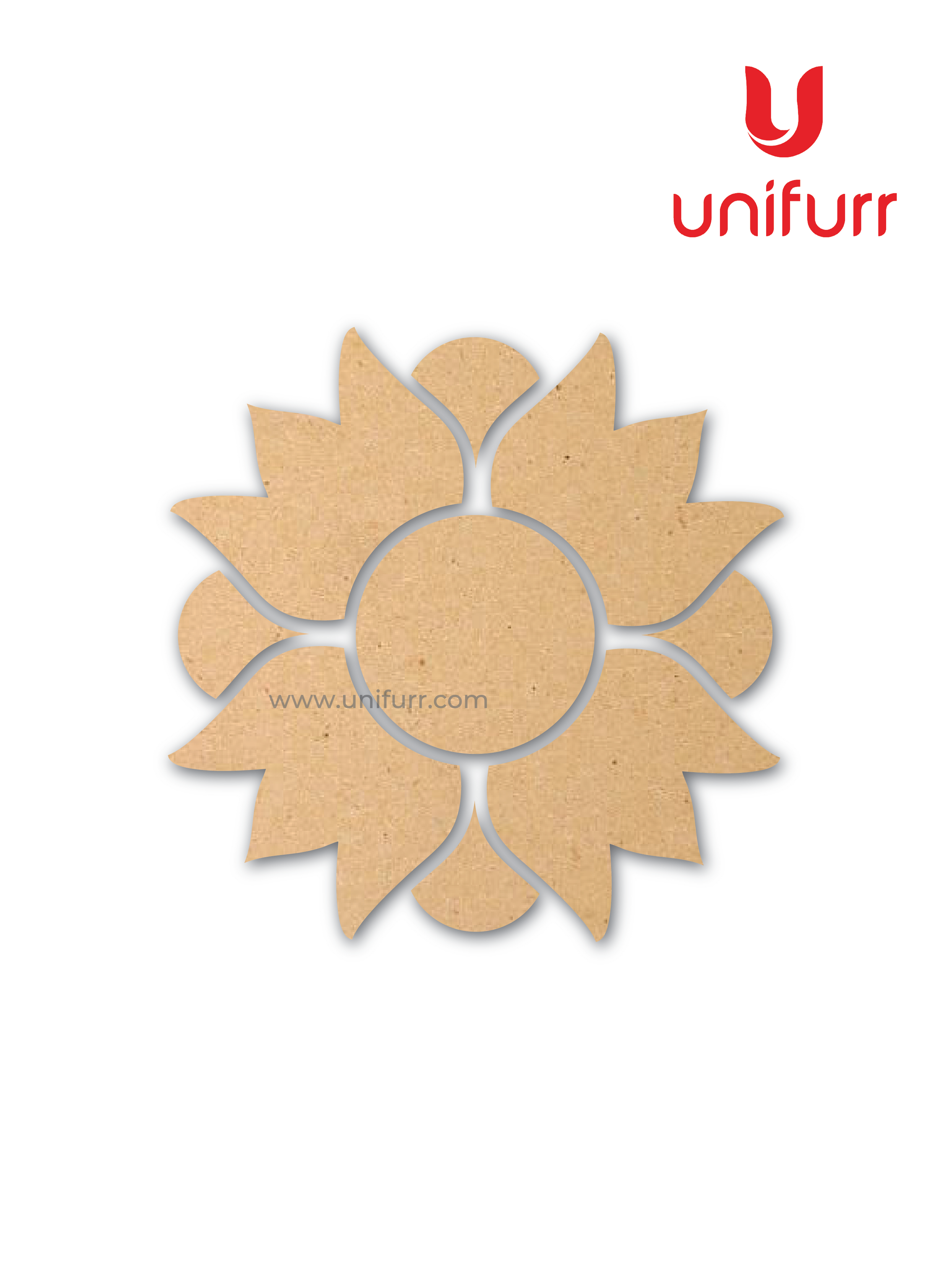 Rangoli Design -1 MDF Cutout