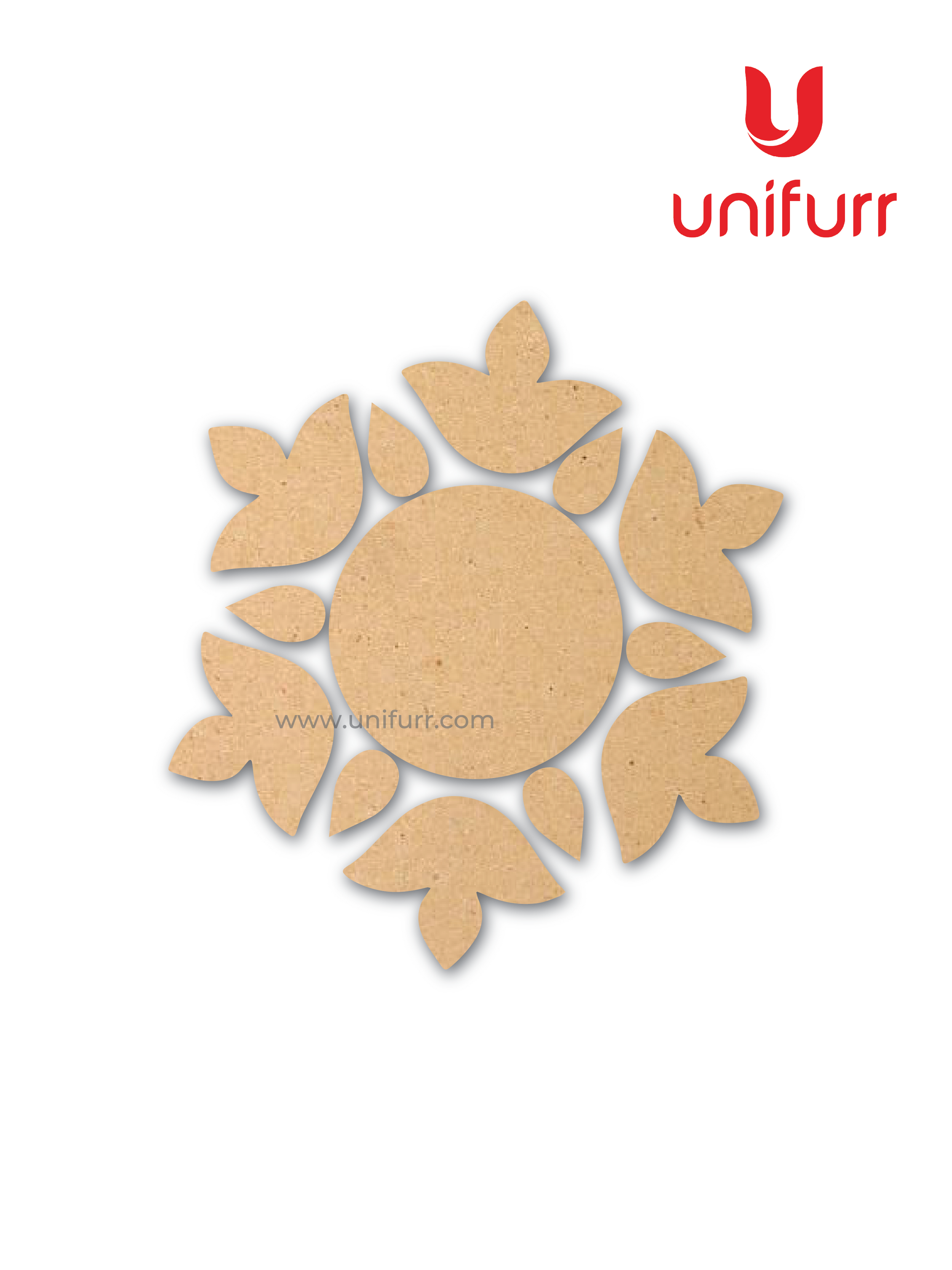 Rangoli Design -4 MDF Cutout