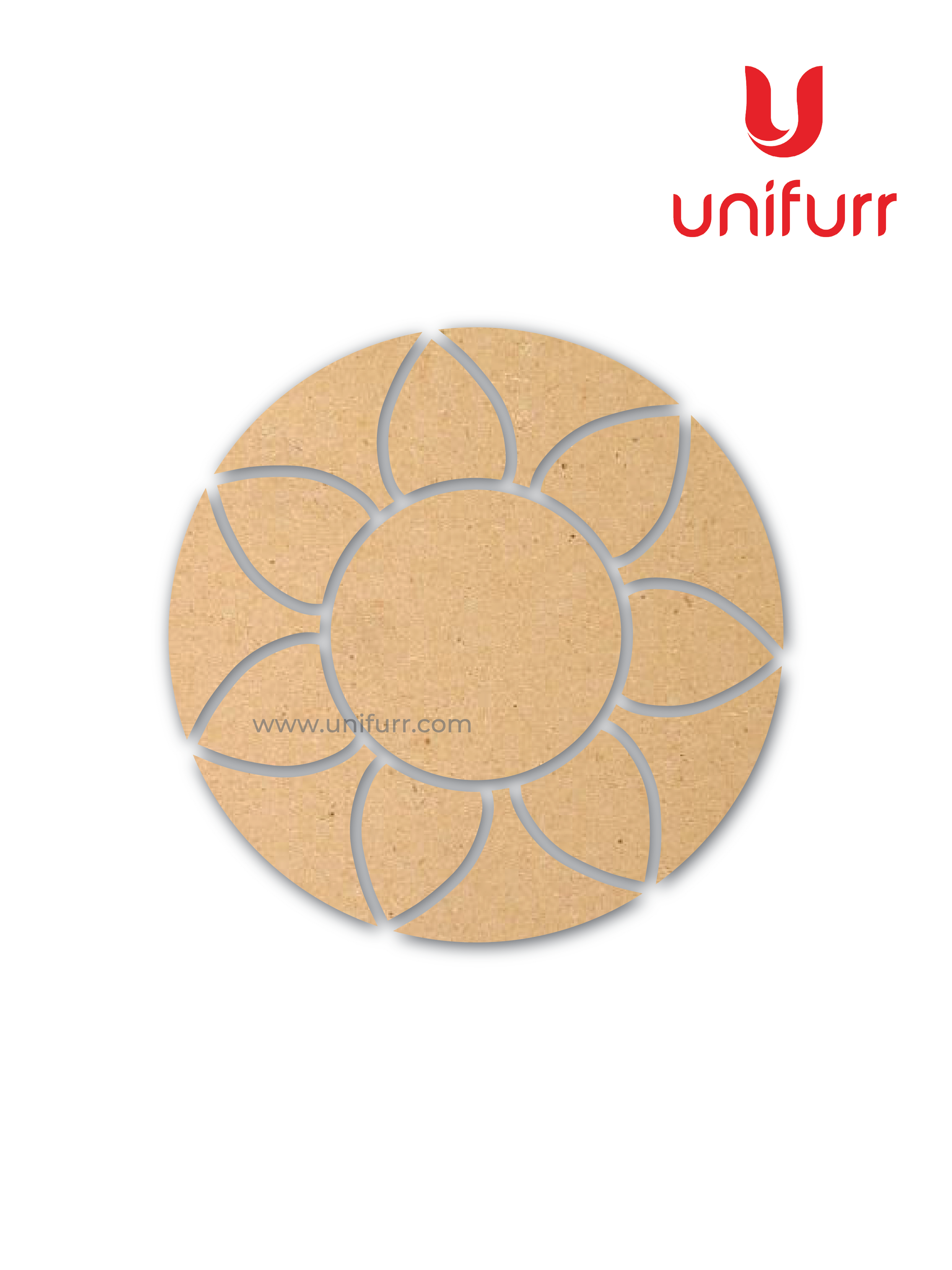Rangoli Design -6 MDF Cutout