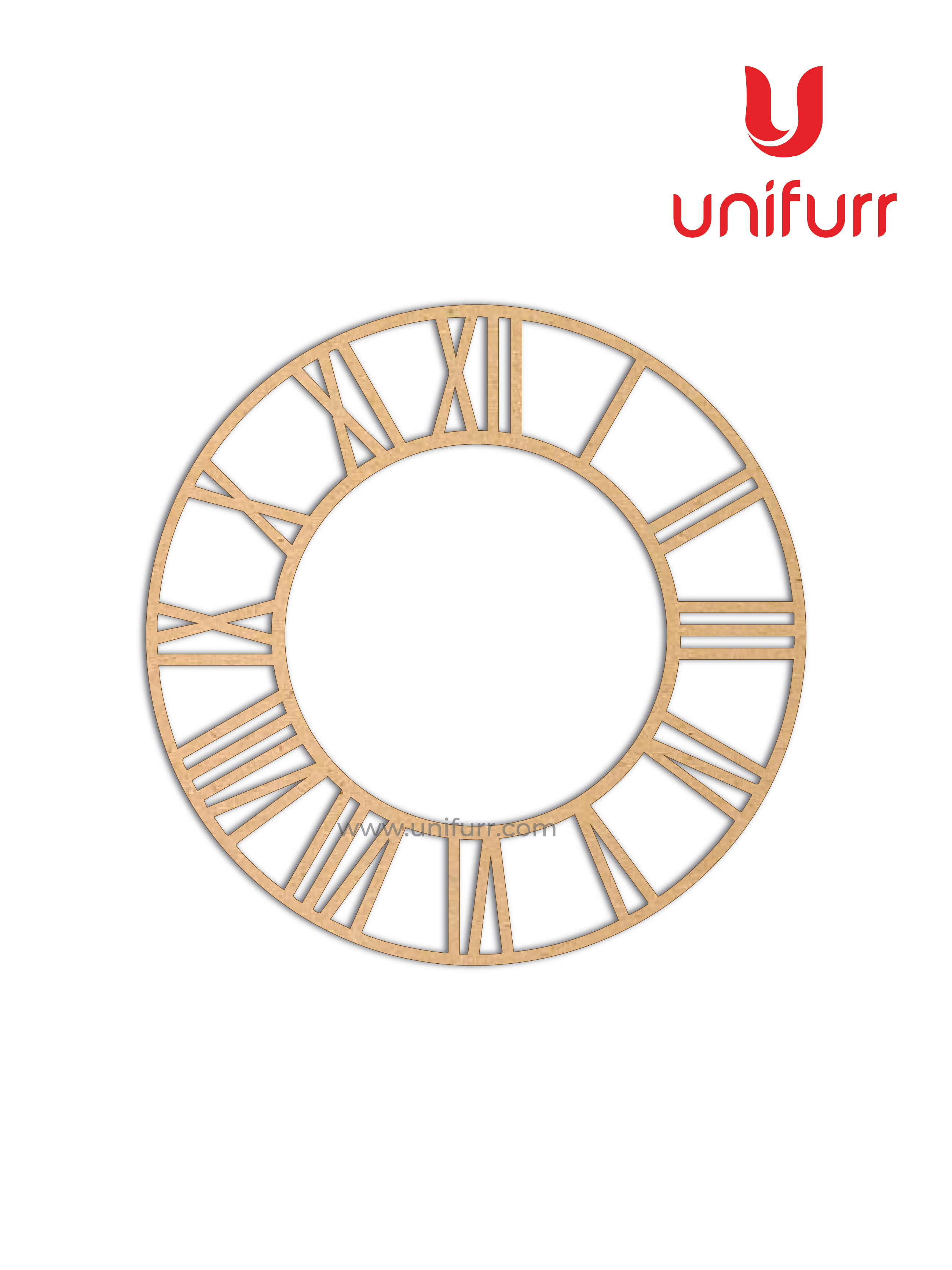 Roman Clock Dial MDF