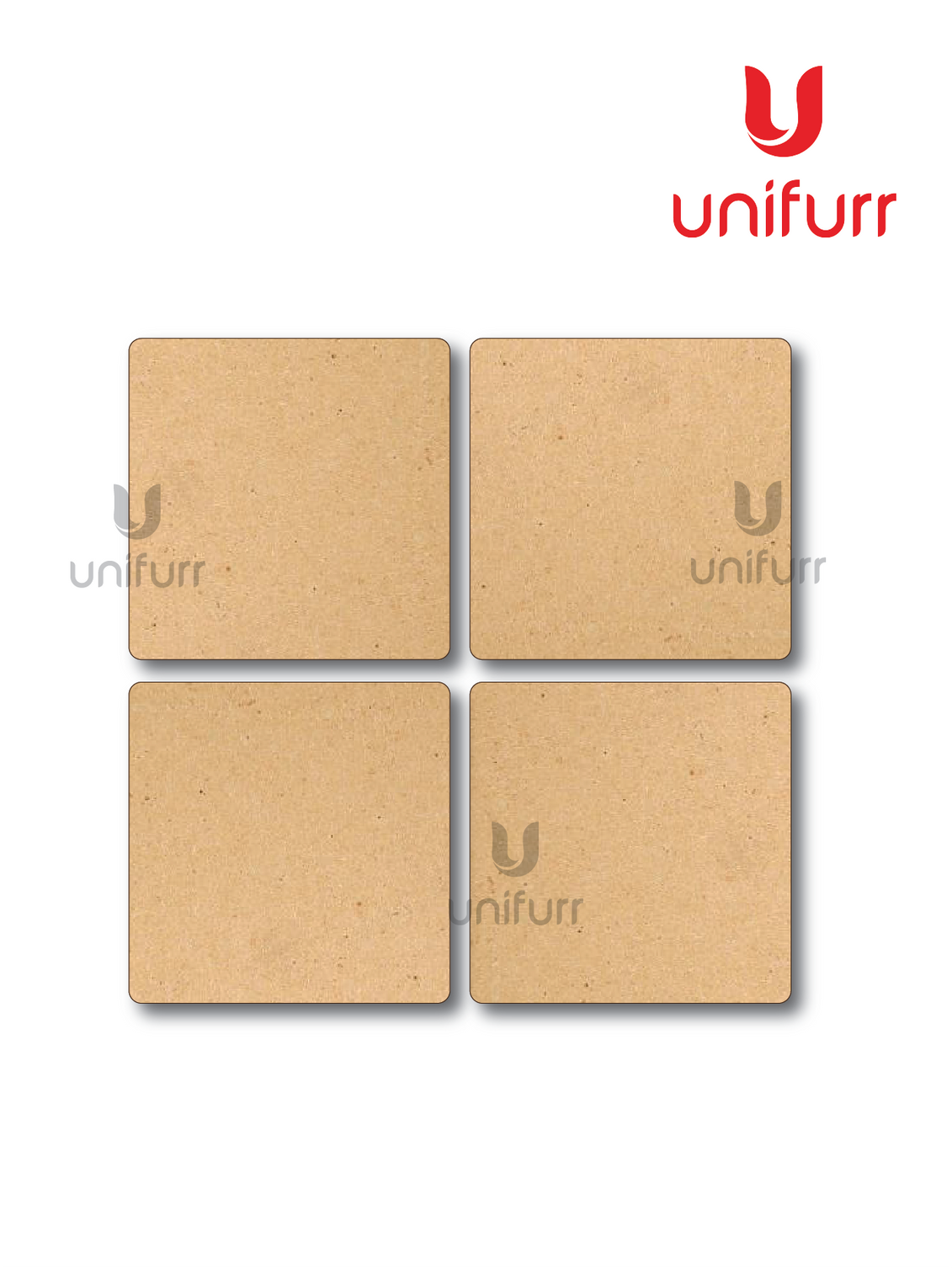 Square Blank MDF Coaster