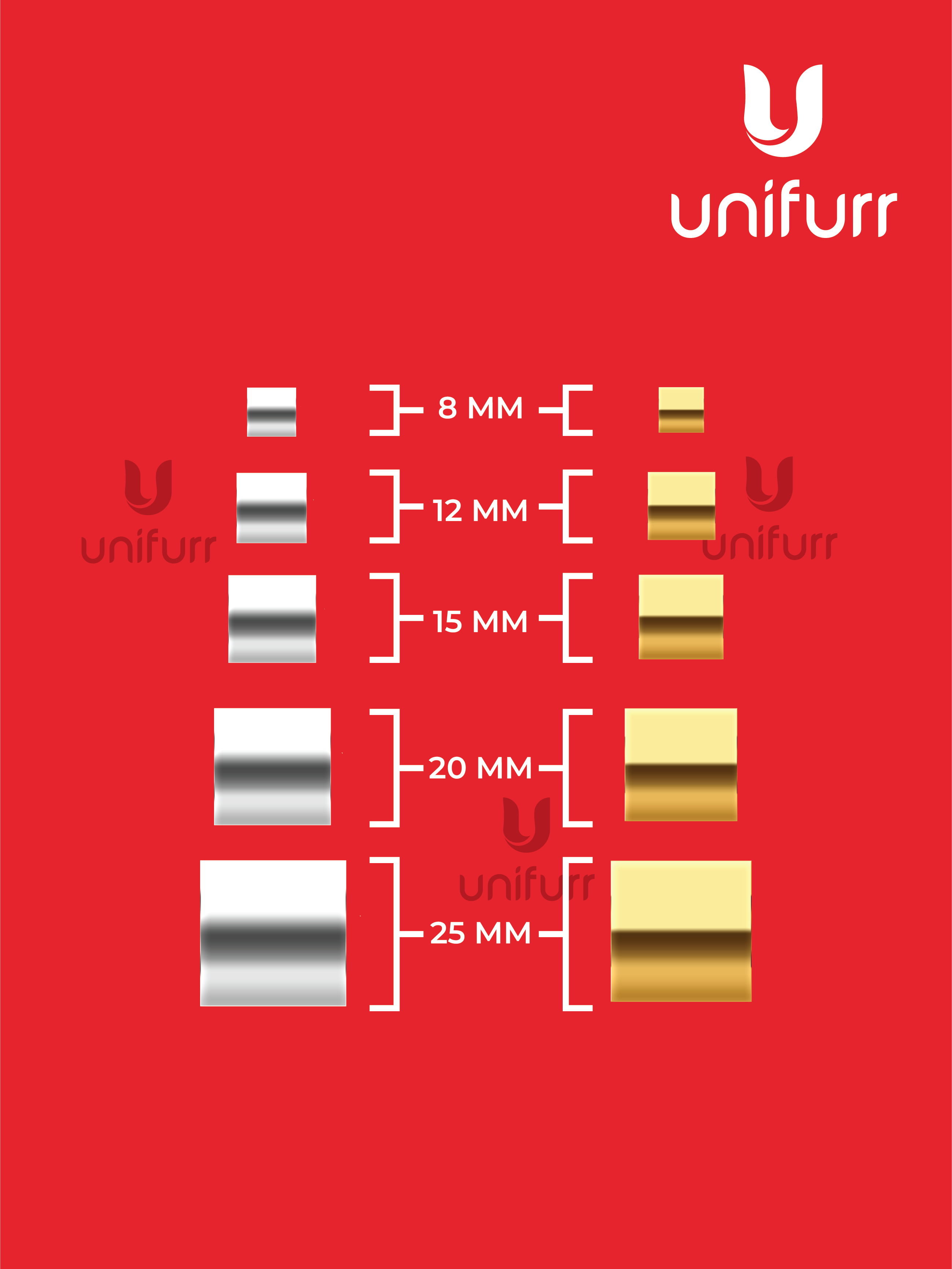 Square - Acrylic Mirror - 100 Pcs