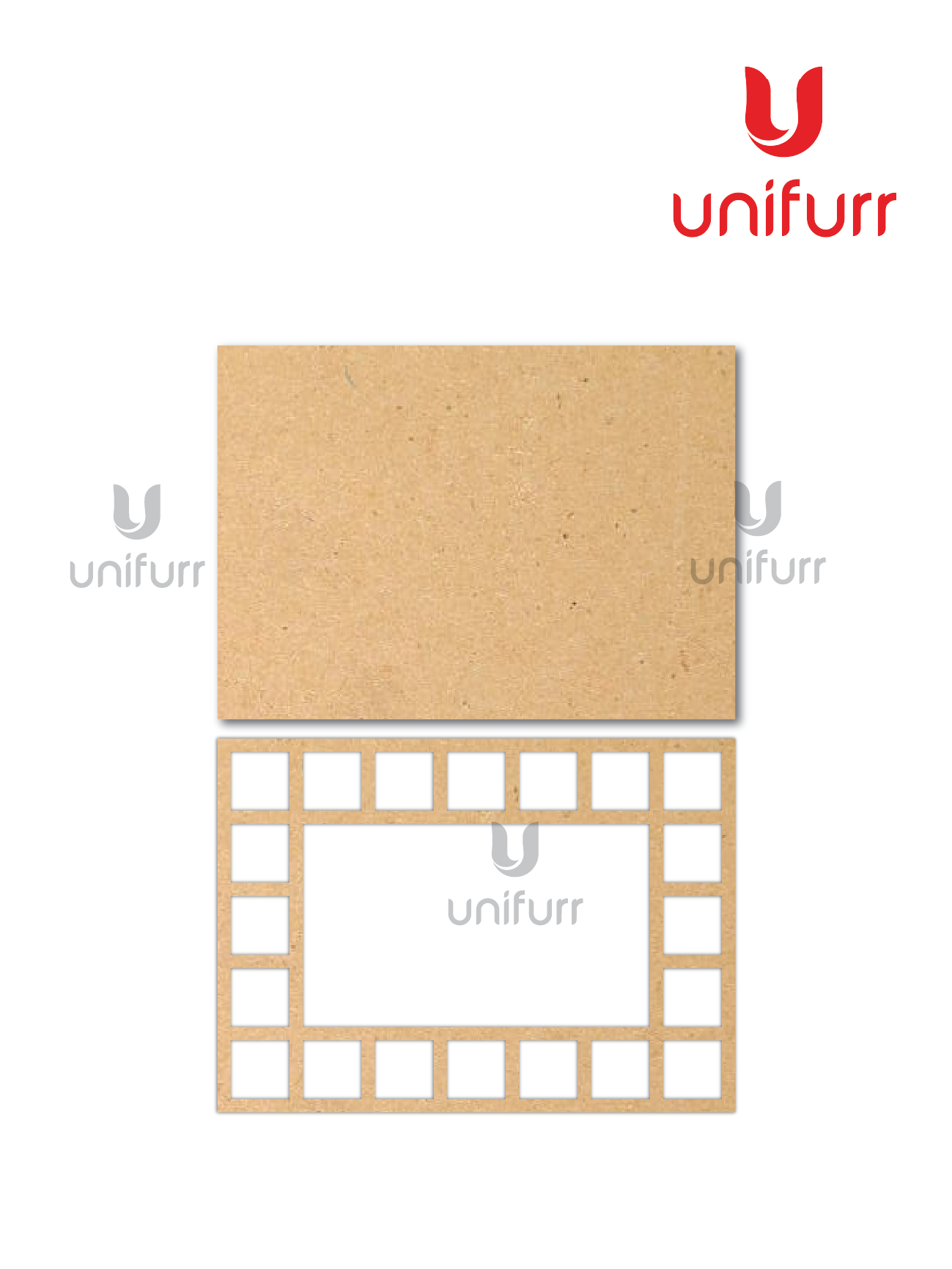 MDF Tiles Name Plate Cutout