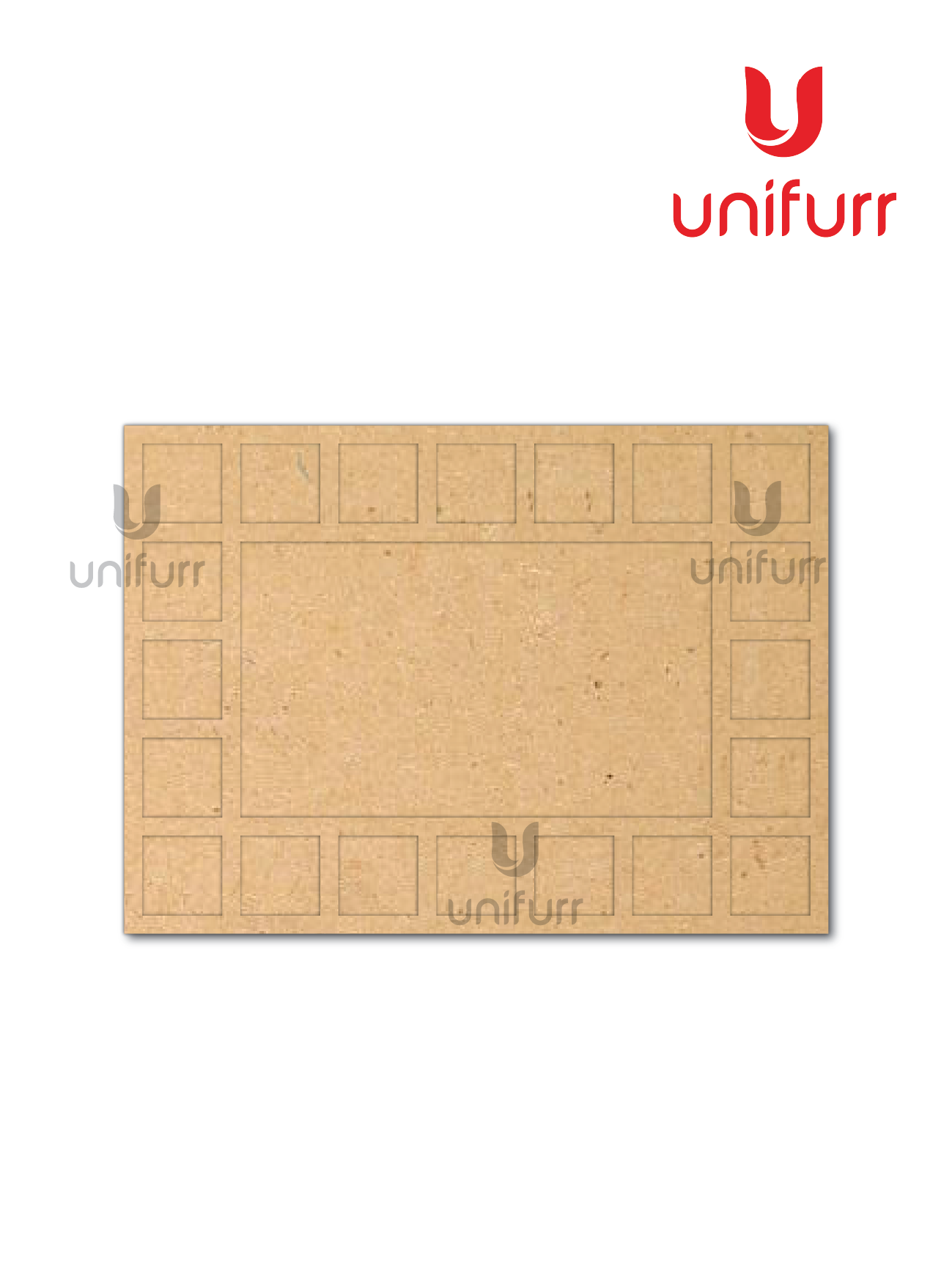 MDF Tiles Name Plate Cutout