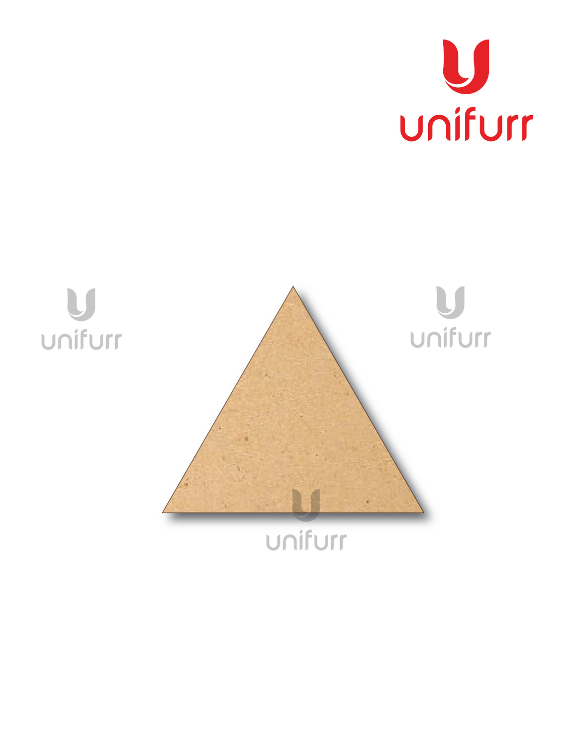 Triangle Blank MDF Coaster