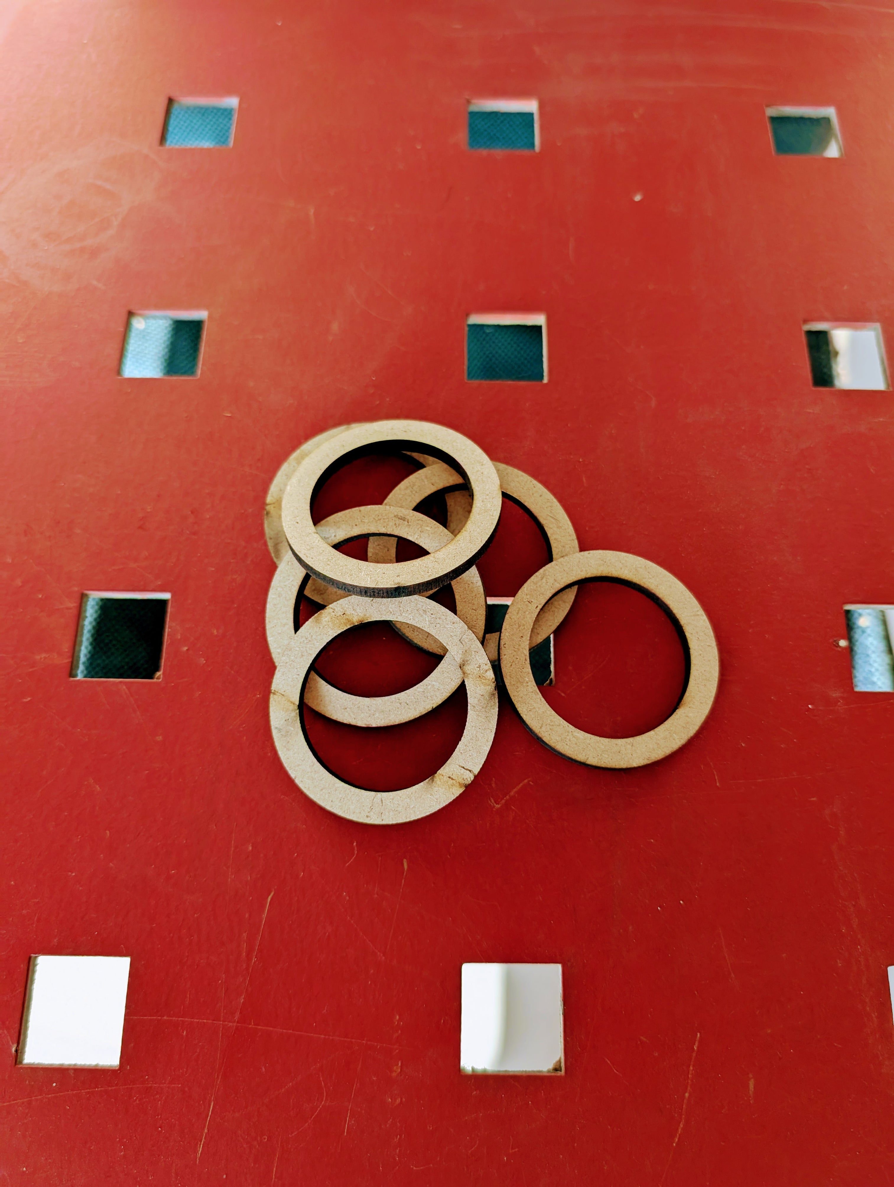 Tealights Holder Rings MDF Cutout (Pack of 10)