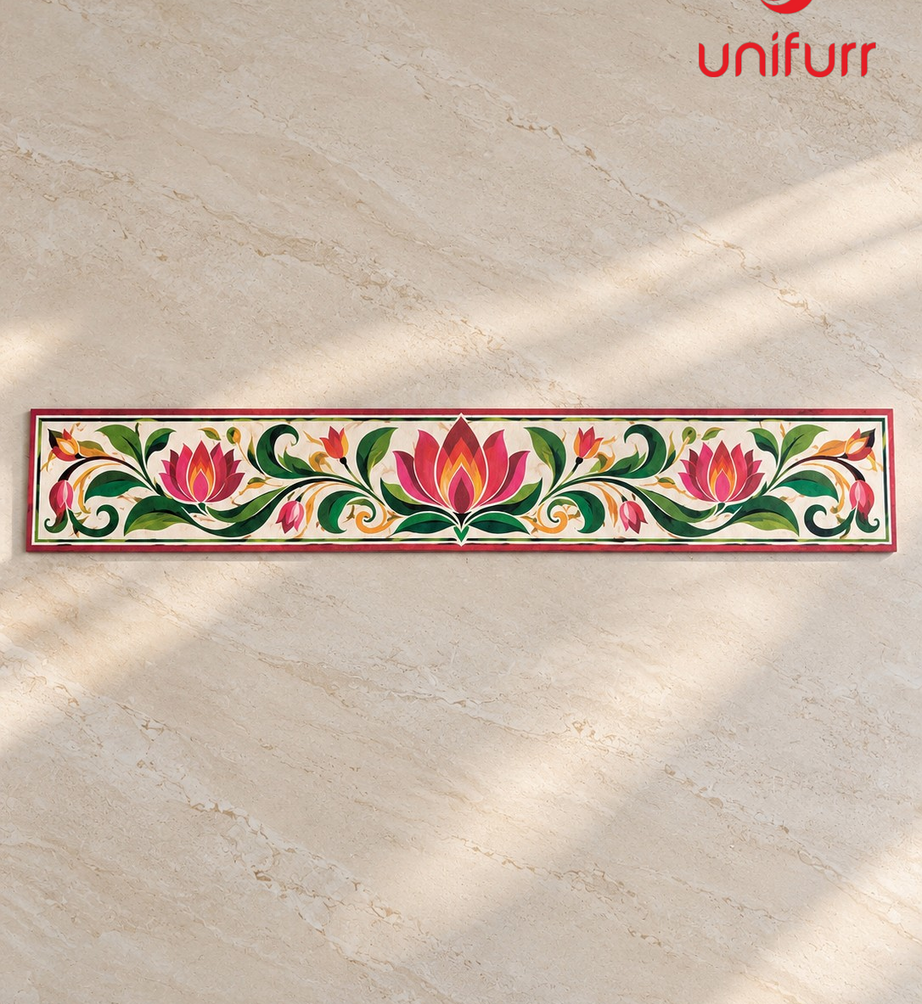 Lotus Canvas Reusable Rangoli