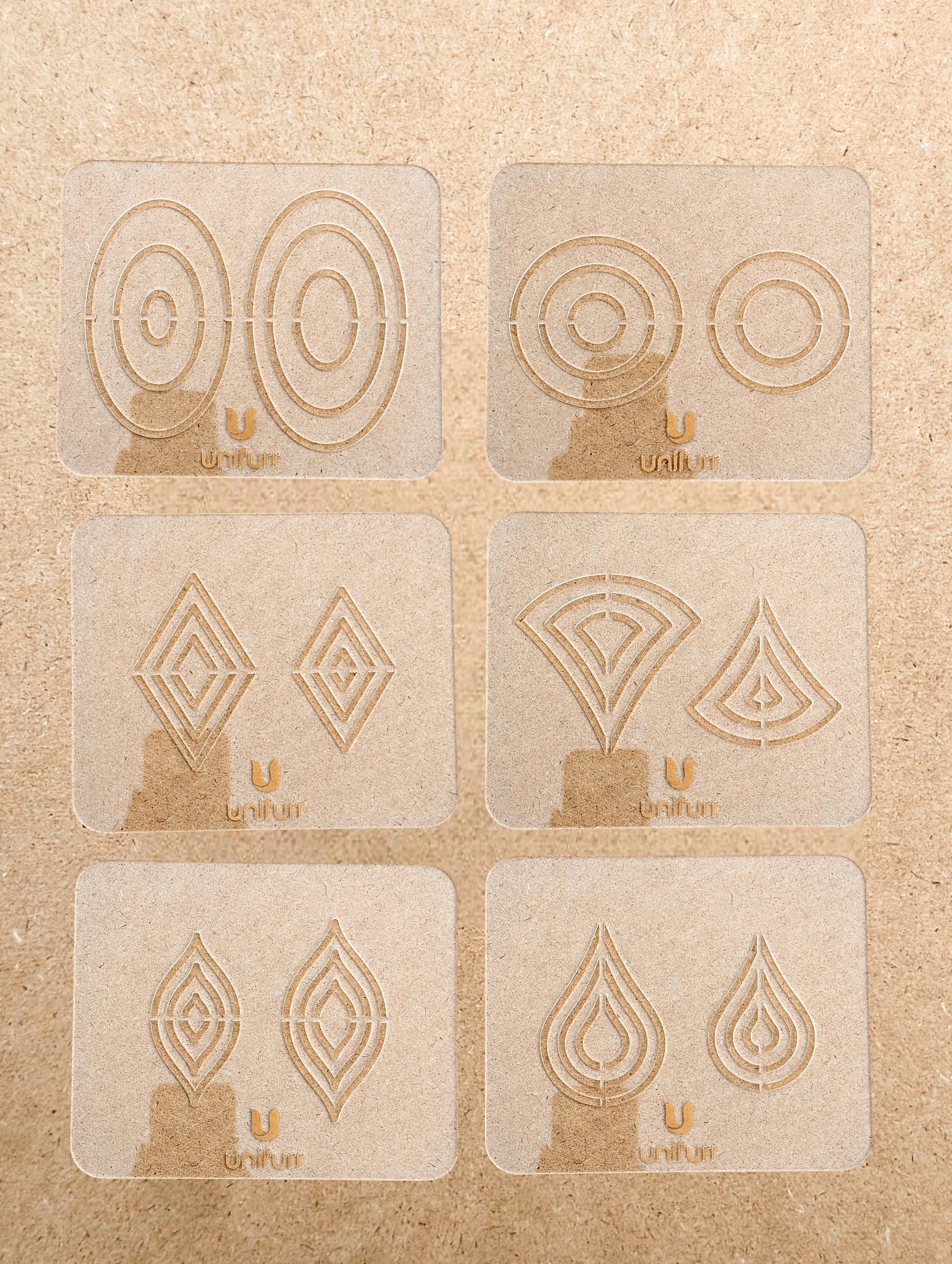 Mandala Shape Stencil Set 2