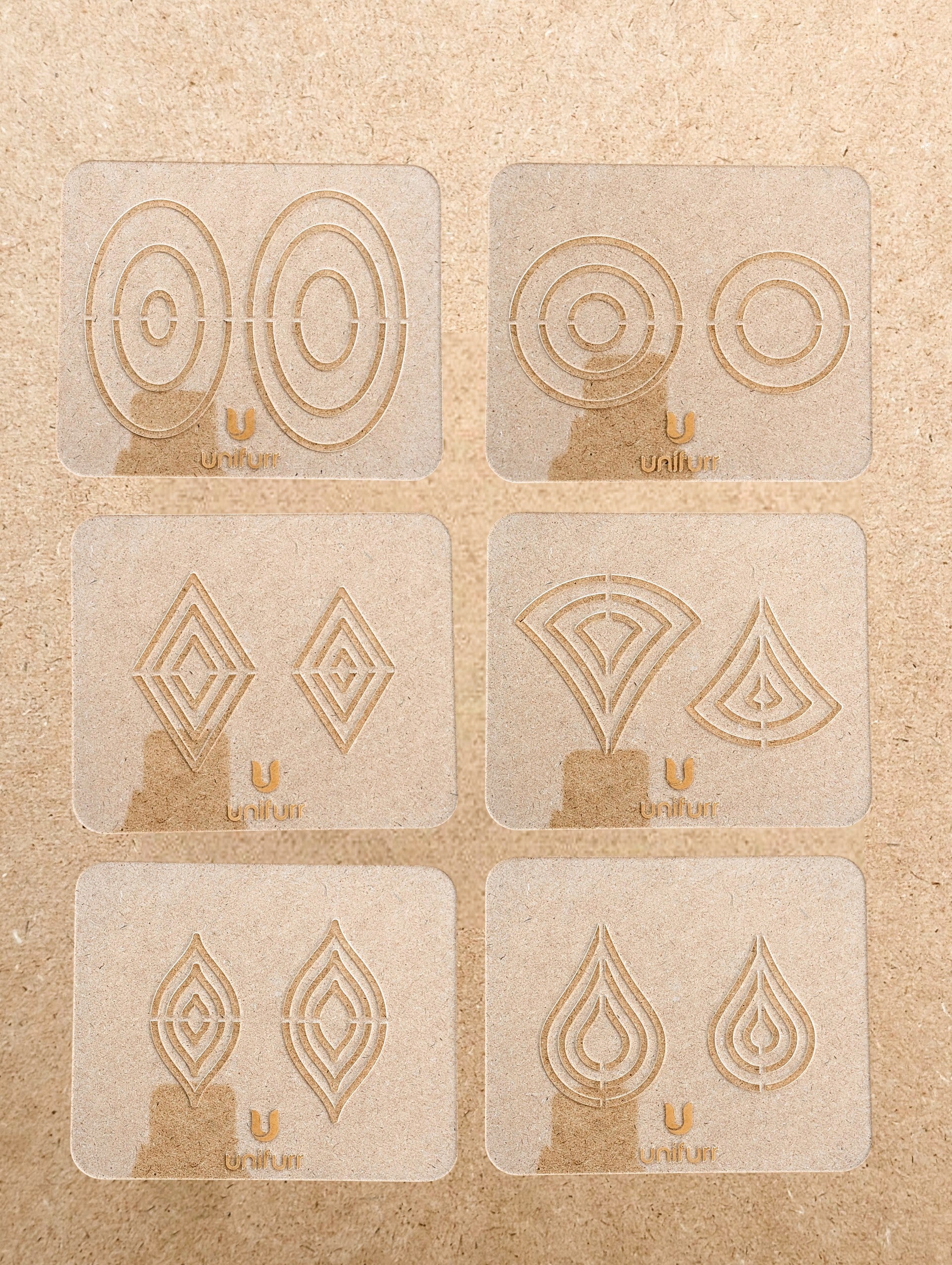 Mandala Shape Stencil Set 2